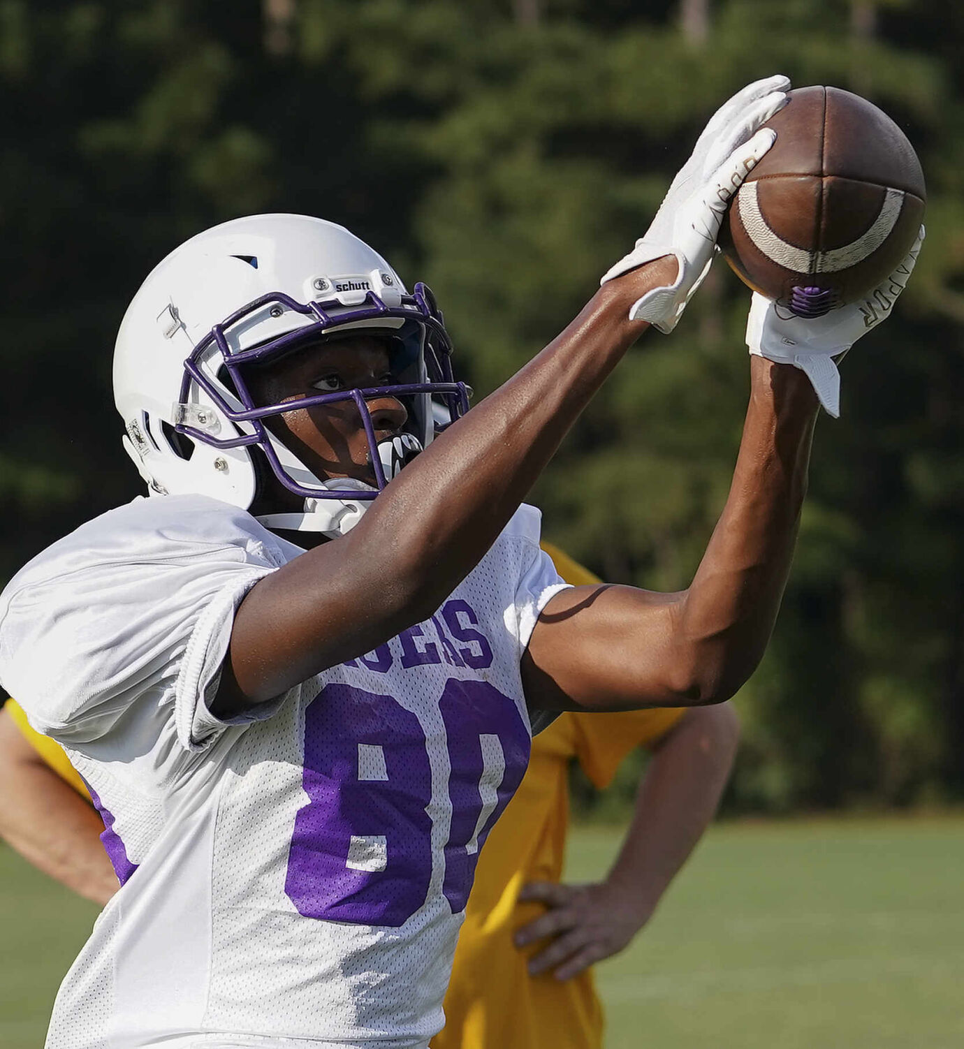 Wilson High School football practice